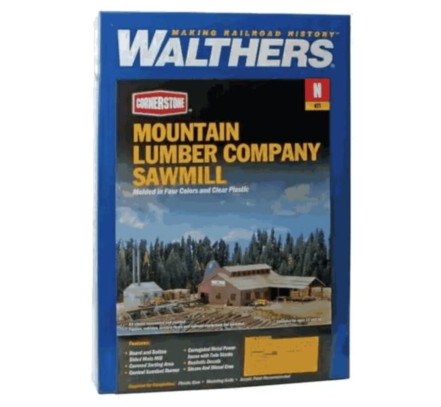 Walthers : N Mountain Lumber Company Sawmill Kit