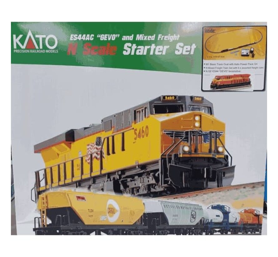 Kato : N FEC ES44AC Freight SET