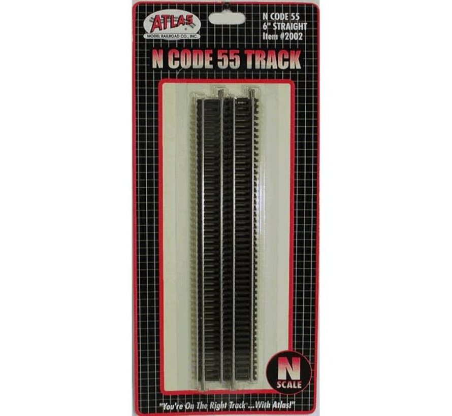 Atlas : N Code 55 6" Straight (6pk)