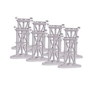 MTH MTH : O Elevated Subway Trestle Fastrack (8pcs)