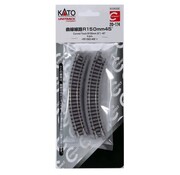 KATO Kato : N 150mm (6") Radius 45deg Curves