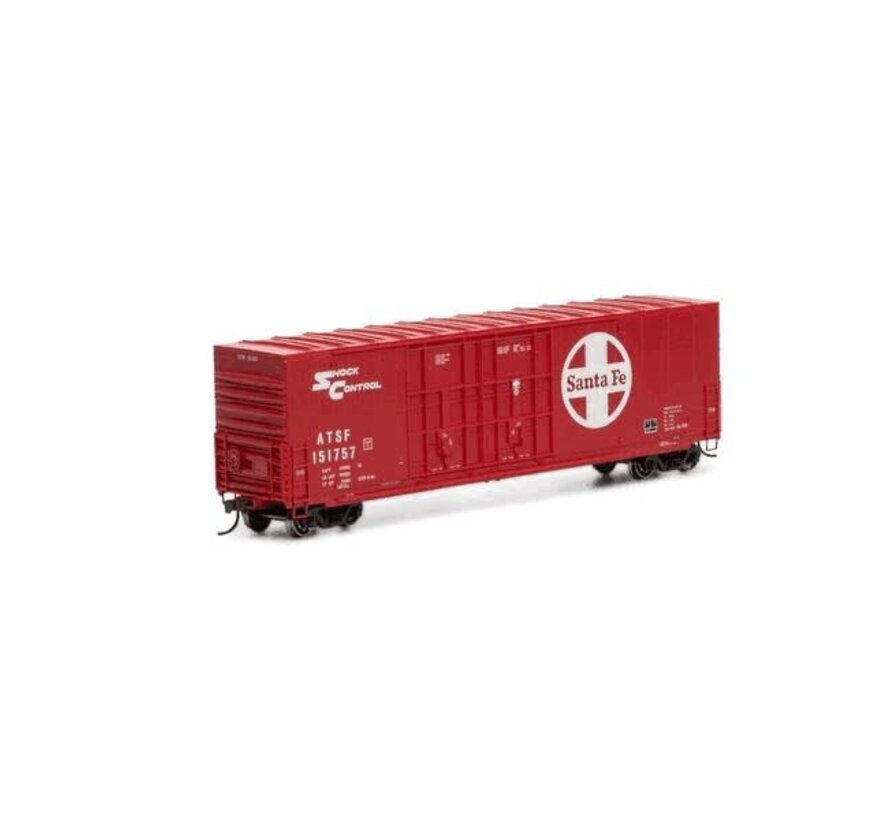 Athearn : HO SF Hi-Cube DD Boxcar #151757