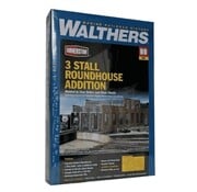 WALTHERS Walthers : HO 3-Stall Modern Roundhouse KIT