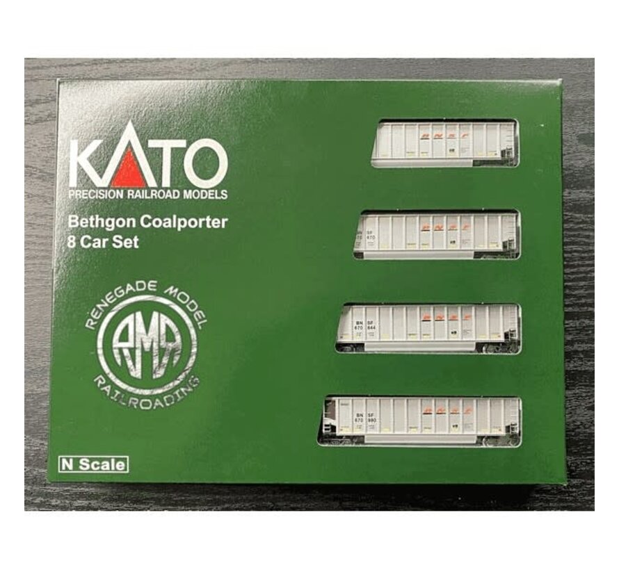 Kato : N BNS F Coal Porter 8-car