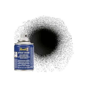 REVELL Revell : Spray black gloss