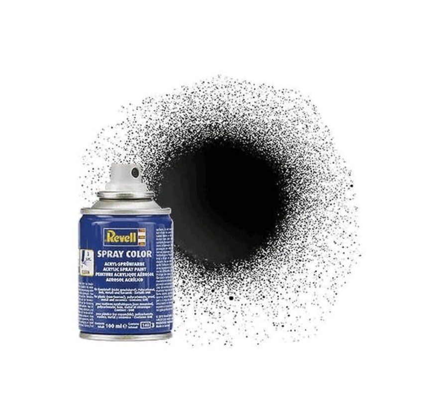 Revell : Spray black gloss