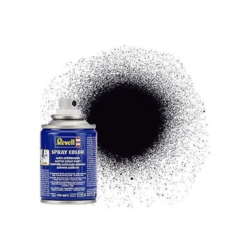 REVELL Revell : Spray black mat