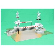 LIONEL Lionel : O  FasTrack - Grade Crossing w/ Gates & Flashers (UPDATED)
