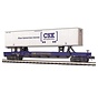 MTH : O CSX Flat Car w/48' Trailer