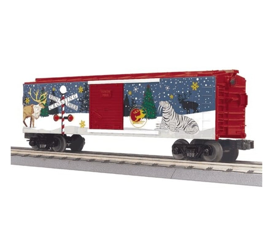 MTH : O North Pole  Box Car w/led