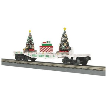 MTH MTH : O Christmas Flatcar