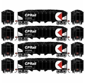 ATHEARN Athearn : HO CP 40' 4-Bay Hopper (4-car set)