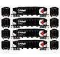 Athearn : HO CP 40' 4-Bay Hopper (4-car set)