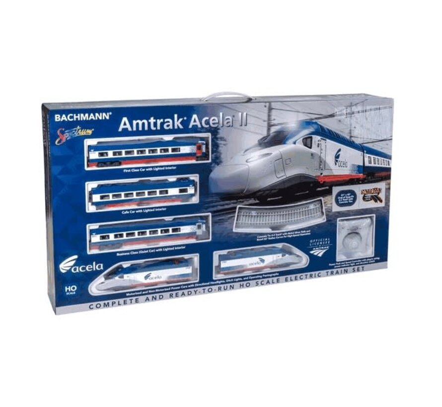 Bachmann : HO Amrak Acela II Set (DC)