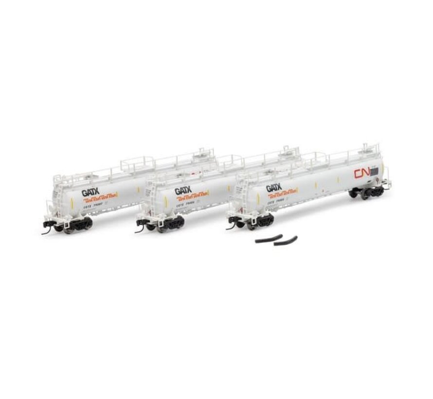 Athearn : N CN Tank Train Intermediate (3- car)