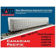 KATO Kato : N CP Autorack Set (4-car)