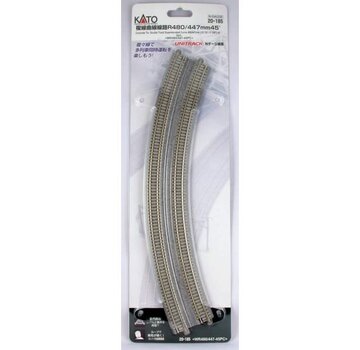 KATO Kato : N Curved Double Concrete Tie Super-Elevated Track