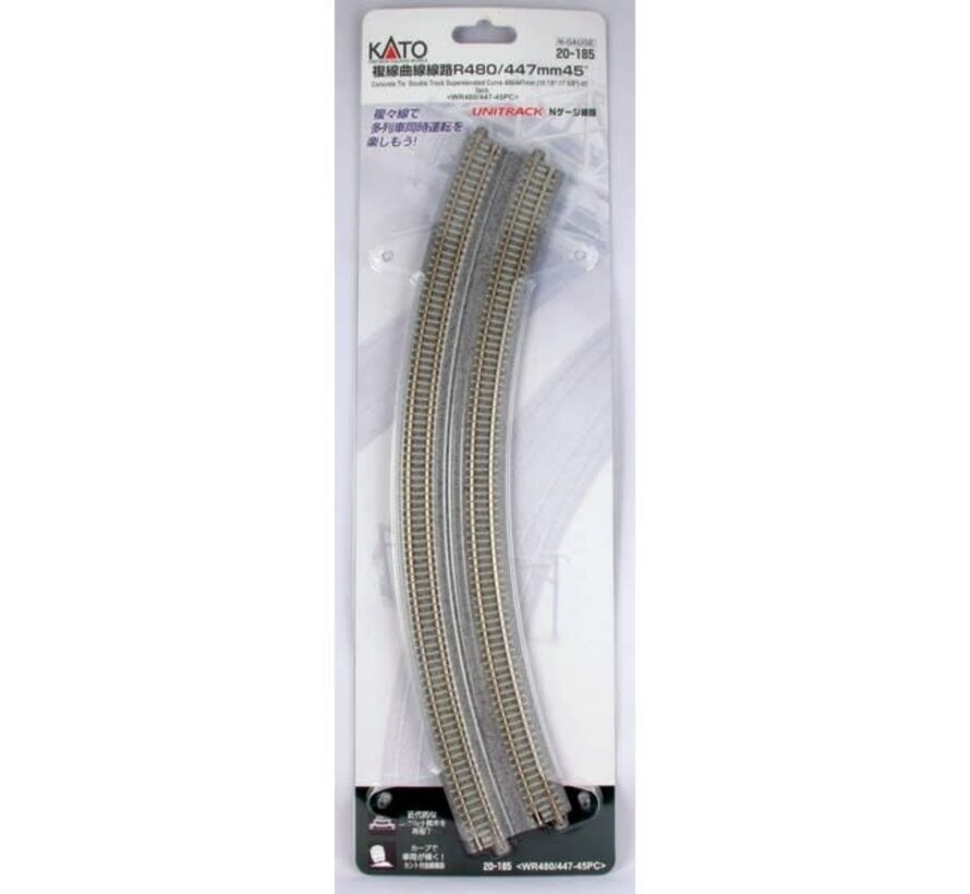 Kato : N Curved Double Concrete Tie Super-Elevated Track