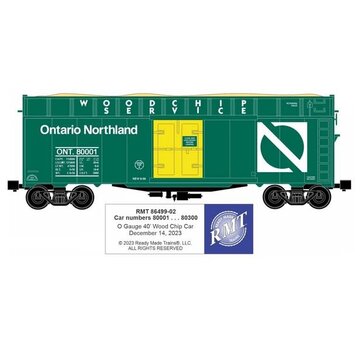 RMT RMT : O ONT Woodchip Car