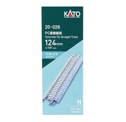 KATO Kato : N 124mm Straight Concrete Tie