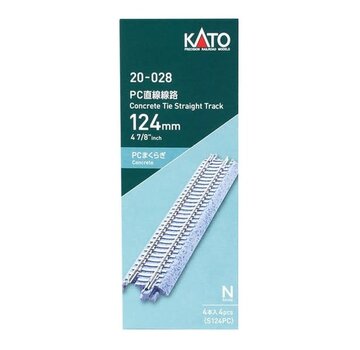 KATO Kato : N 124mm Straight Concrete Tie