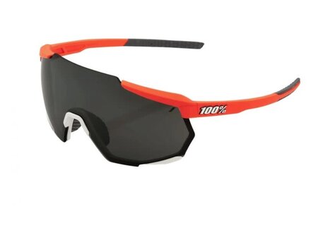 100% Lunettes 100%  RACETRAP Soft Tact Oxyfire frame - Black Mirror Lens 100% Lunettes 100%  RACETRAP Soft Tact Oxyfire frame - Black Mirror Lens