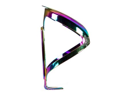 Supacaz Supacaz Fly Cage Ano Bottle Holder - Oil Slick Supacaz Supacaz Fly Cage Ano Bottle Holder - Oil Slick