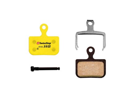 SwissStop Plaquettes de freins à disque organiques SwissStop Disc 35 RS pour Sram Red/Force AXS/Level SwissStop Plaquettes de freins à disque organiques SwissStop Disc 35 RS pour Sram Red/Force AXS/Level