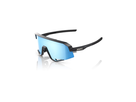 100% Sunglasses 100% Slendale Matte Black - HiPER Blue Multilayer Mirror 100% Sunglasses 100% Slendale Matte Black - HiPER Blue Multilayer Mirror