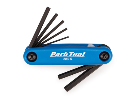 Park Tool Park Tool Fold-Up Hex Wrench Set AWS-10 Park Tool Park Tool Fold-Up Hex Wrench Set AWS-10
