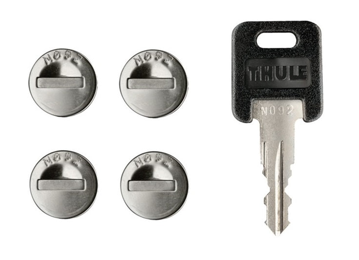 Serrure Thule Avec Clé Universelle - Pour Remplacement Barillets - Clé Ergonomique Comfort Incluse