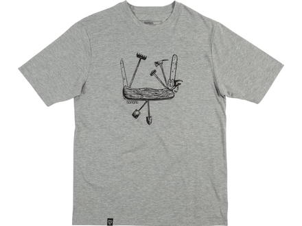 Sombrio Sombrio Junior Groms Stock Tee Grey 8 Sombrio Sombrio Junior Groms Stock Tee Grey 8