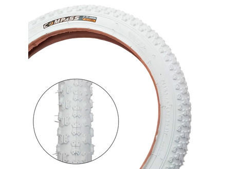 Damco Pneu 14x1.75 Damco Competition Blanc