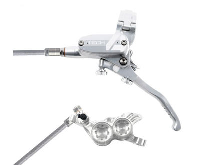 Hope Frein à disque Hope Tech 4 V4 Braided Silver Hope Frein à disque Hope Tech 4 V4 Braided Silver