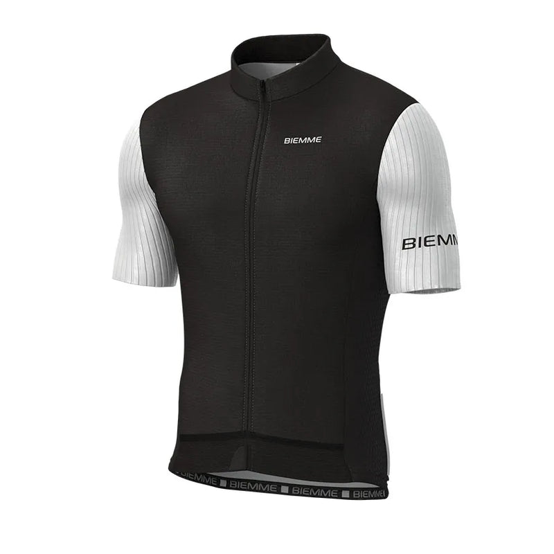 Maillot Cycliste Biemme Homme L - Rouge Blanc Bleu USA - Fermeture éclair
