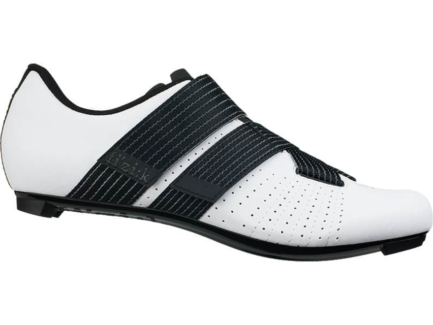 Chaussure Vélo Route Chaussures Vélo Triathlon Fizik Transiro Hydra Aeroweave Carbon Blanc 39