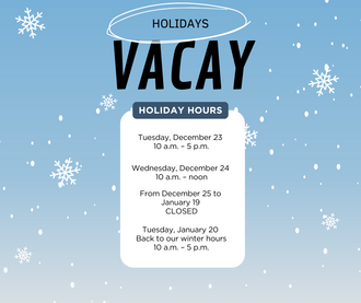 Holiday Hours