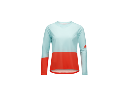 POC Women's Motion Air Long Sleeve MTB Jersey Bleu/Orange Small