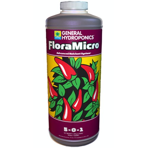 General Hydroponics GH Flora Micro Quart (12/Cs) General Hydroponics GH Flora Micro Quart (12/Cs)