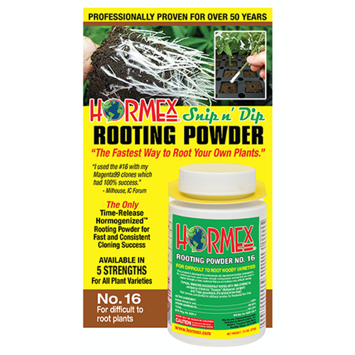 Hormex Snip n' Dip Rooting Powder #16 - 3/4 oz (12/Cs) Hormex Snip n' Dip Rooting Powder #16 - 3/4 oz (12/Cs)