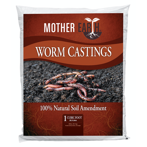 Mother Earth Mother Earth Worm Castings 1 cu ft (50/Plt) Mother Earth Mother Earth Worm Castings 1 cu ft (50/Plt)