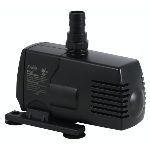 EcoPlus Eco 264 Fixed Flow Submersible/Inline Pump 290 GPH (18/Cs) EcoPlus Eco 264 Fixed Flow Submersible/Inline Pump 290 GPH (18/Cs)