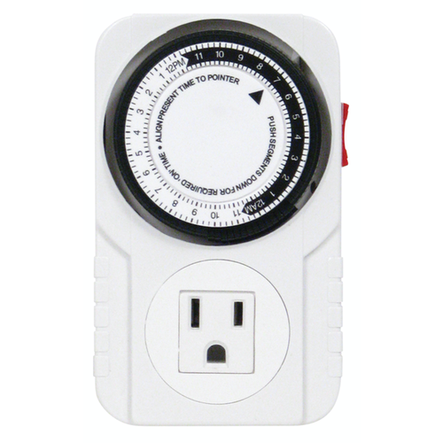 Titan Controls Apollo 6 - One Outlet Mechanical Timer (10/Cs) Titan Controls Apollo 6 - One Outlet Mechanical Timer (10/Cs)