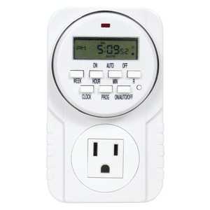 dual 120v 15 amps Titan Controls Apollo 9 Two Outlet Digital Timer