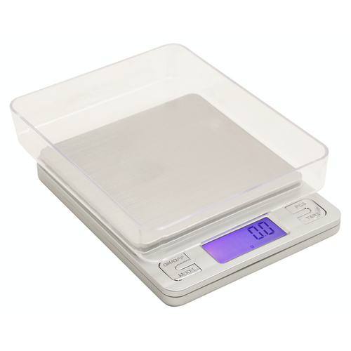Measure Master Measure Master 3000g Digital Table Top Scale w/ Tray 3000g Capacity x 0.1g Accuracy Measure Master Measure Master 3000g Digital Table Top Scale w/ Tray 3000g Capacity x 0.1g Accuracy