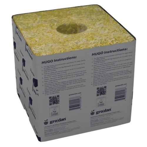Grodan Grodan Delta Hugo 6 in Block 6 in x 6 in x 6 in w/ Hole (64CT) (8/Plt) Grodan Grodan Delta Hugo 6 in Block 6 in x 6 in x 6 in w/ Hole (64CT) (8/Plt)