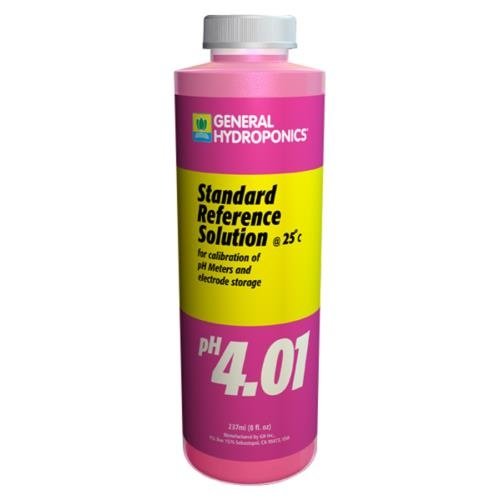 General Hydroponics GH pH 4.01 Calibration Solution 8 oz (12/Cs) General Hydroponics GH pH 4.01 Calibration Solution 8 oz (12/Cs)
