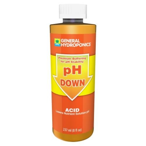 General Hydroponics GH pH Down 8 oz (12/Cs) General Hydroponics GH pH Down 8 oz (12/Cs)