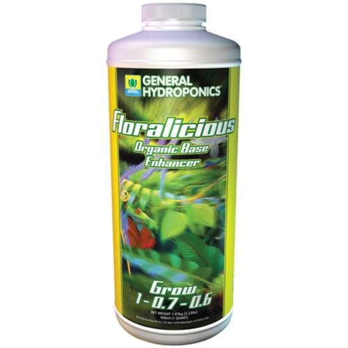 General Hydroponics GH Floralicious Grow Quart (12/Cs) General Hydroponics GH Floralicious Grow Quart (12/Cs)