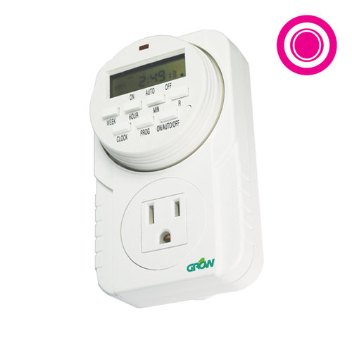 Grow1 120V Single Outlet Digital Timer Grow1 120V Single Outlet Digital Timer